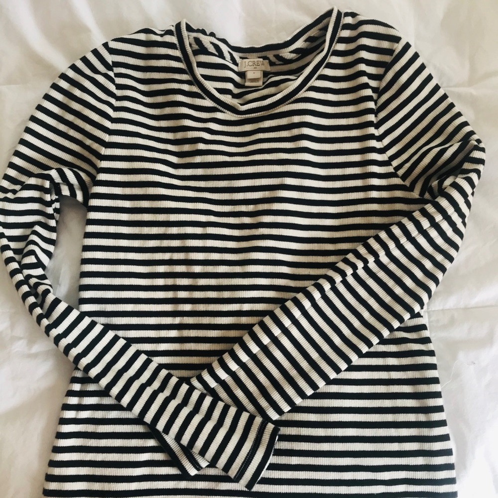 J. Crew Striped Long Sleeve Top